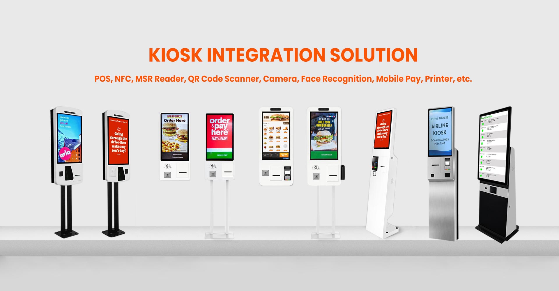 Self service kiosk information system solution